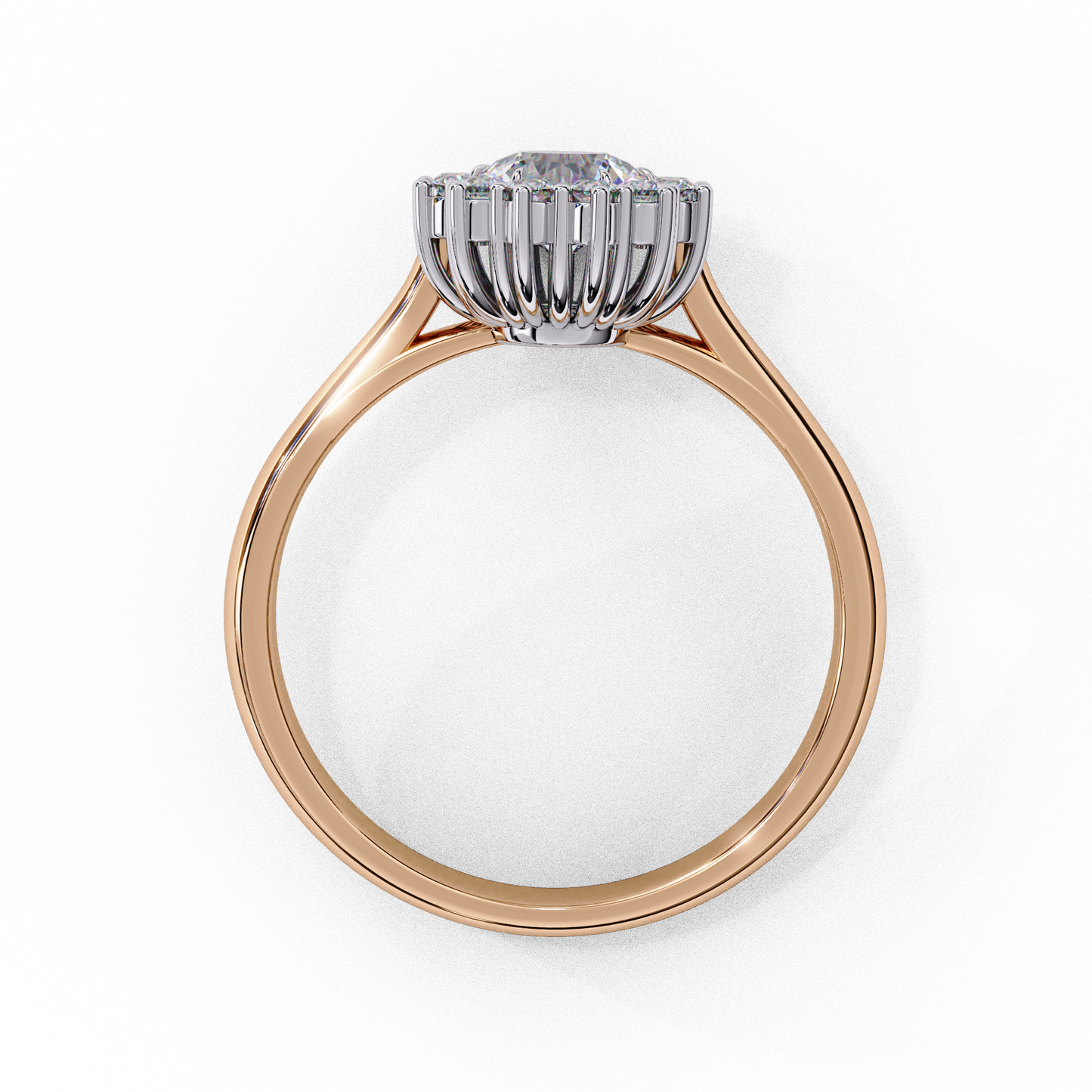 Elix Aura Heart Solitaire Ring