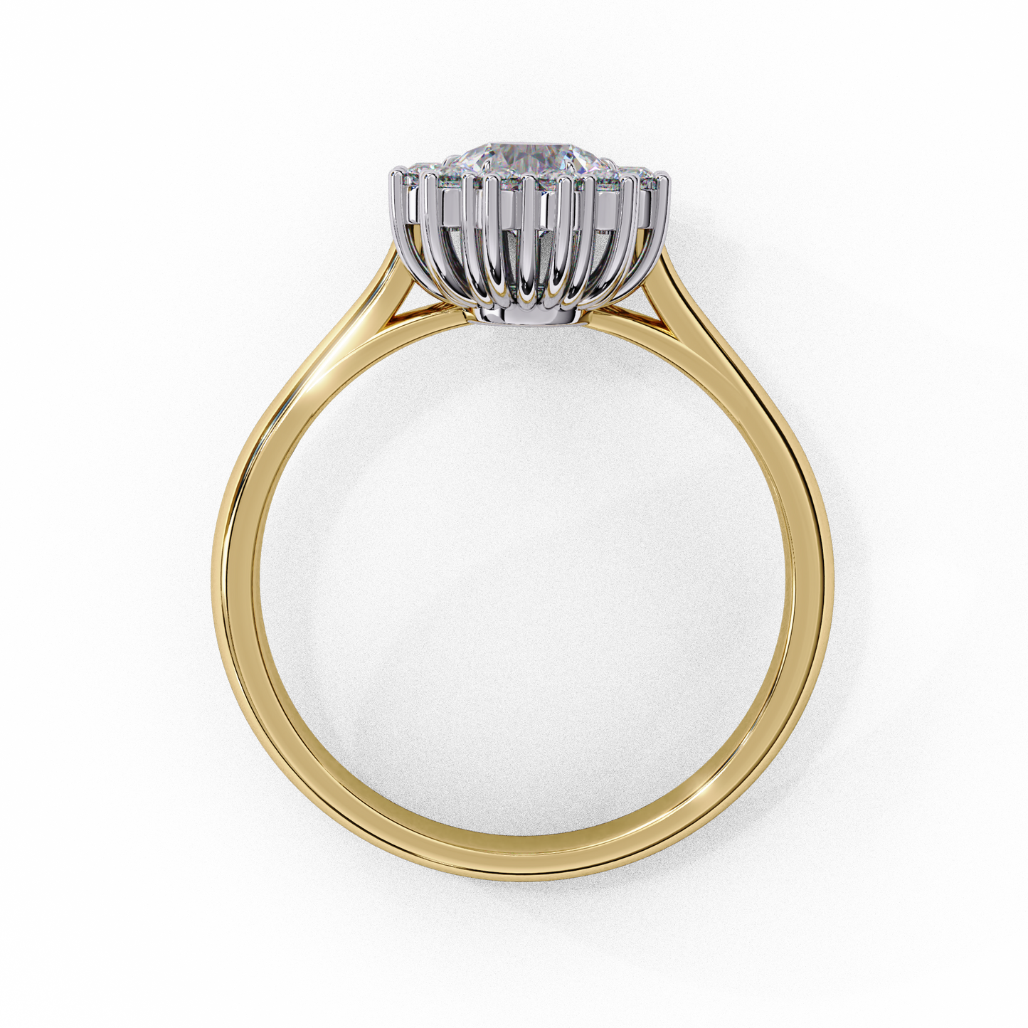 Elix Aura Heart Solitaire Ring