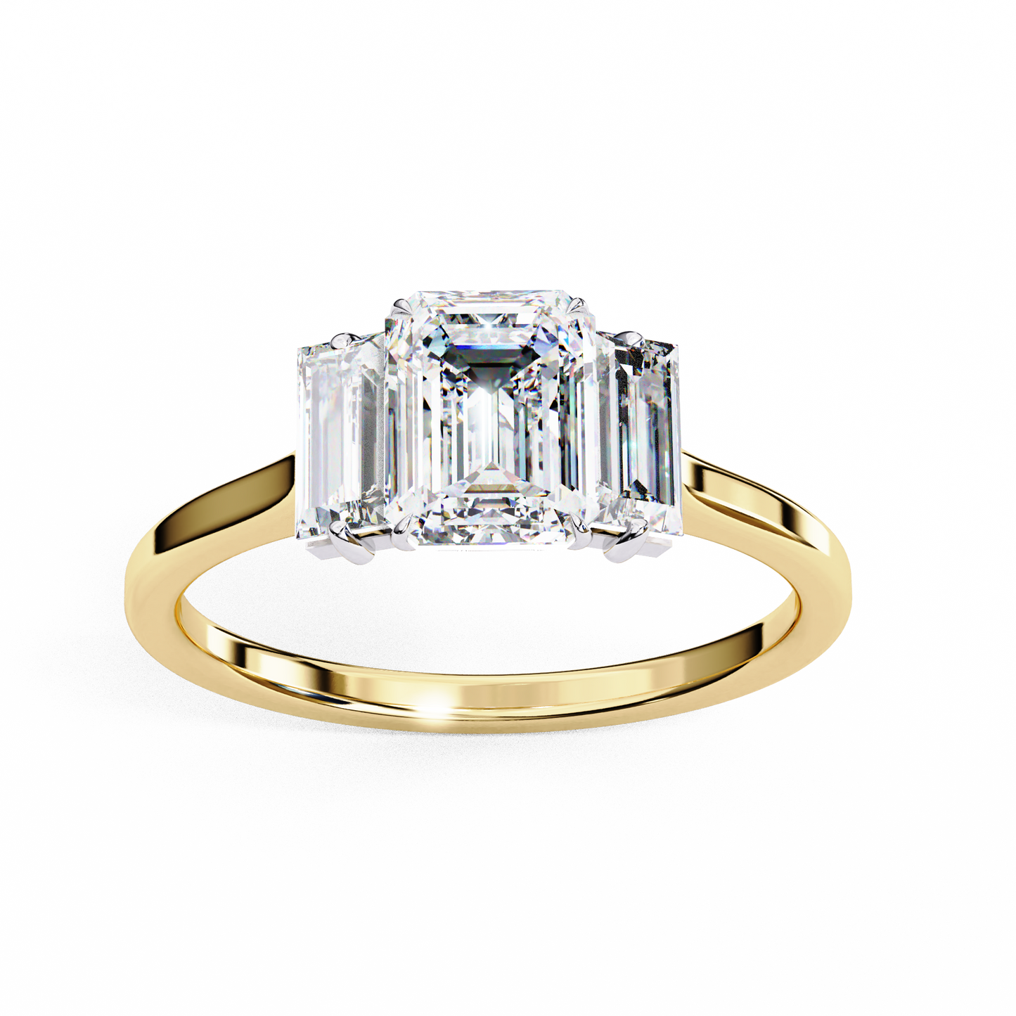 Mira Solace Emerald Solitaire Ring