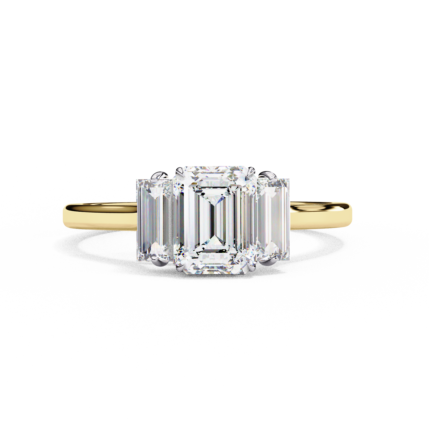 Mira Solace Emerald Solitaire Ring