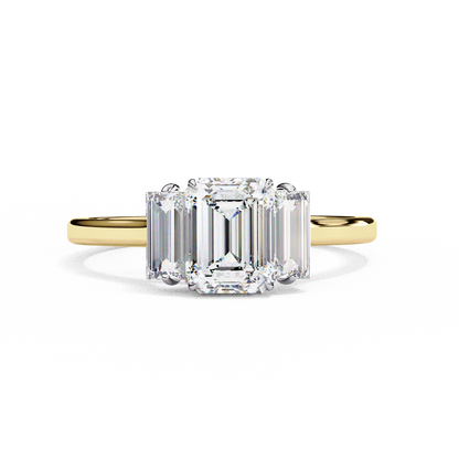 Mira Solace Emerald Solitaire Ring