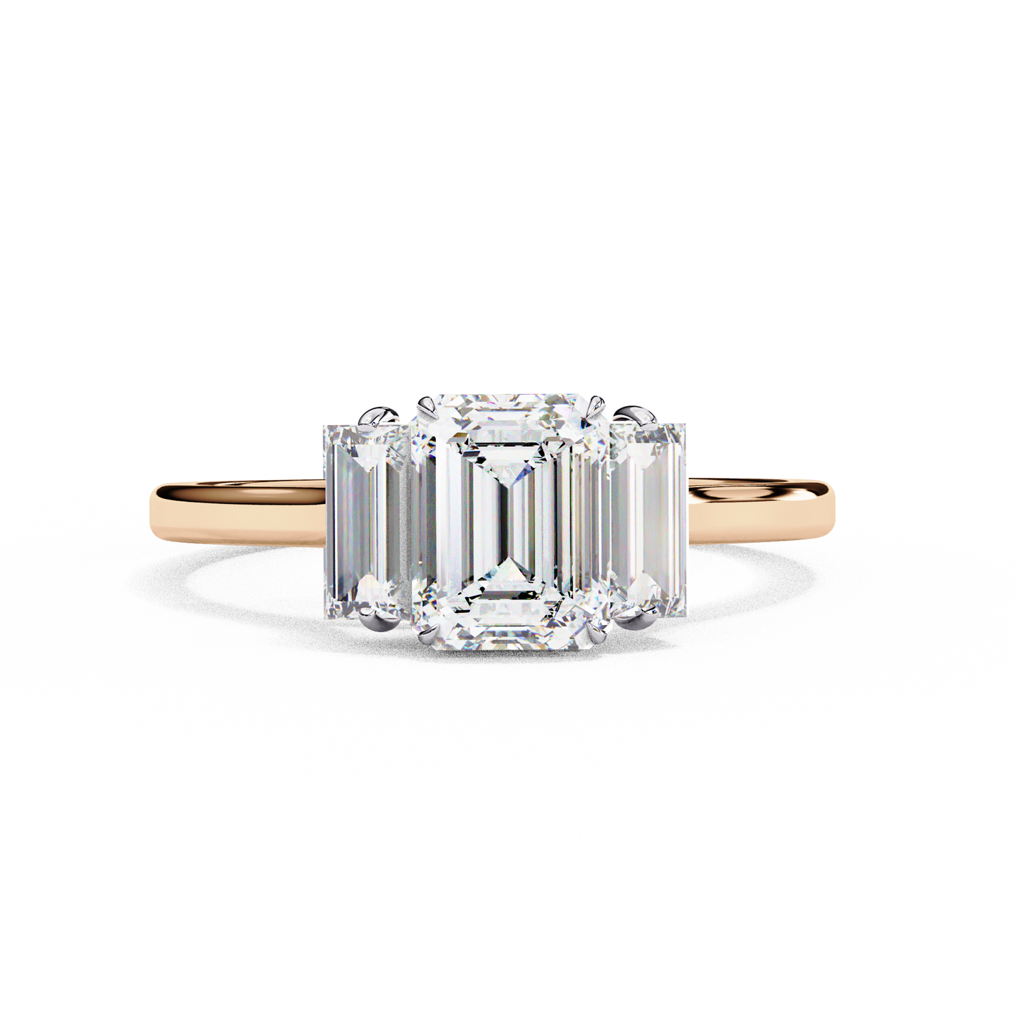 Mira Solace Emerald Solitaire Ring