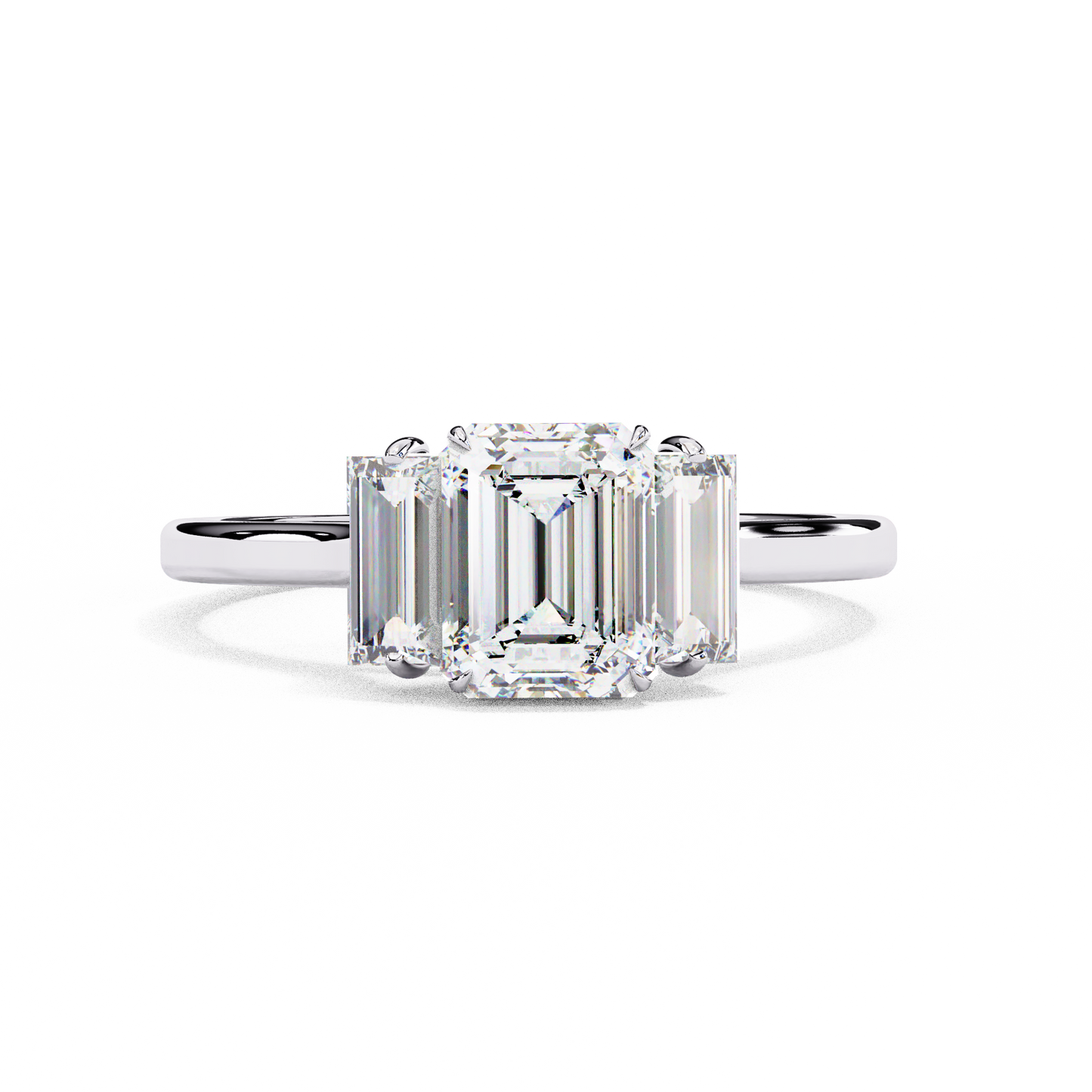 Mira Solace Emerald Solitaire Ring