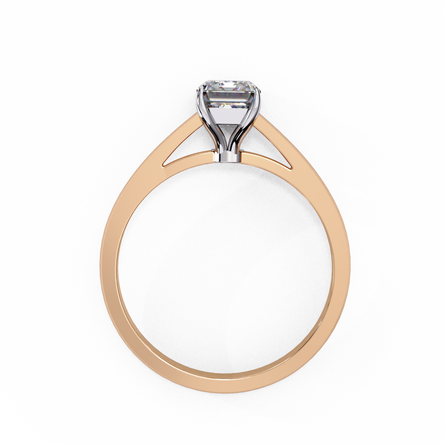 Viora Pureline Emerald Solitaire Ring