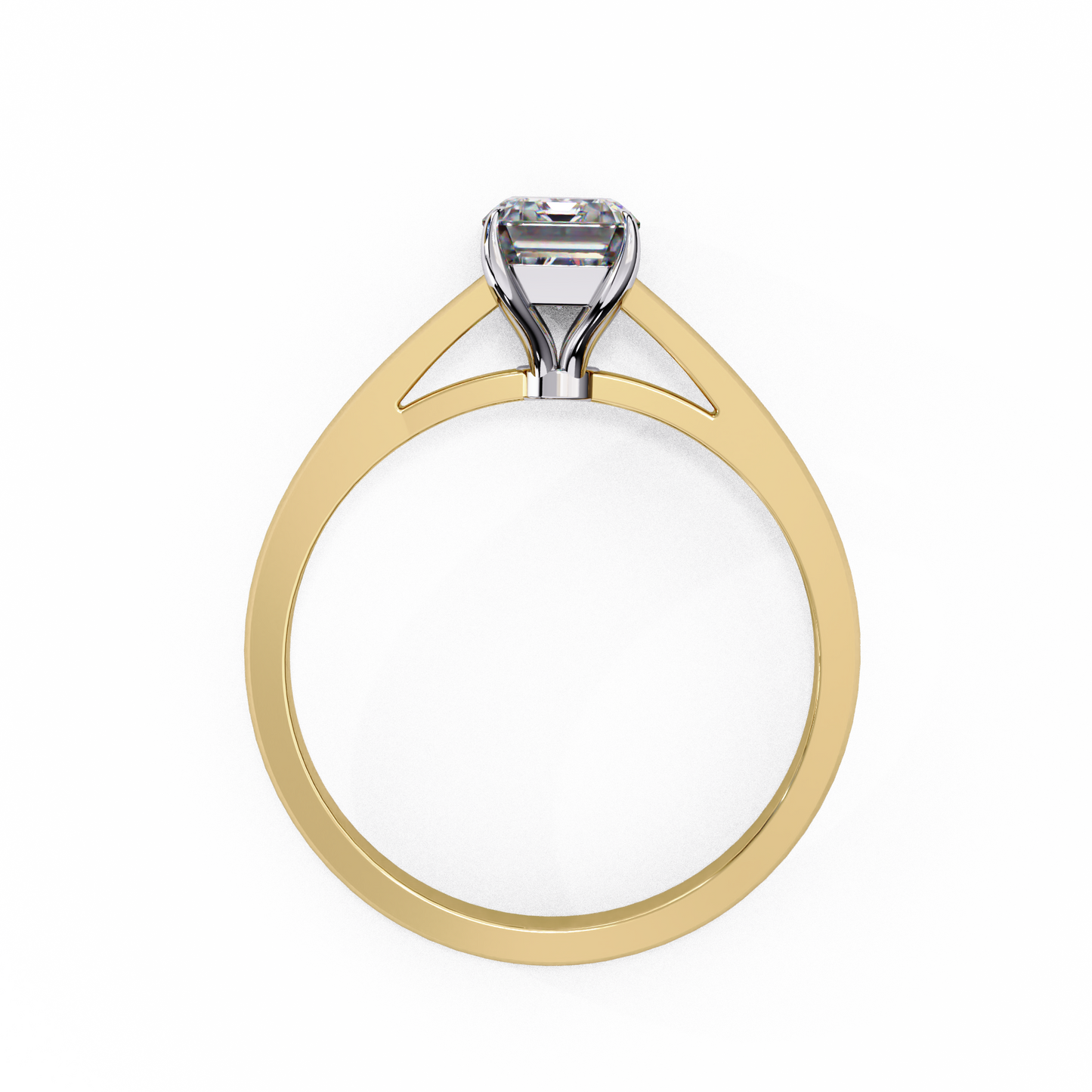 Viora Pureline Emerald Solitaire Ring