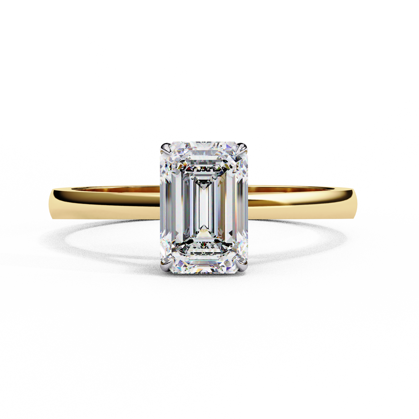 Viora Pureline Emerald Solitaire Ring