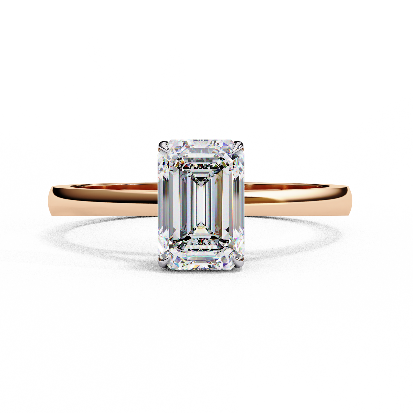 Viora Pureline Emerald Solitaire Ring