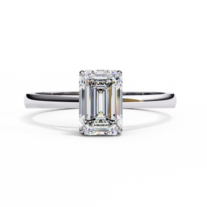 Viora Pureline Emerald Solitaire Ring