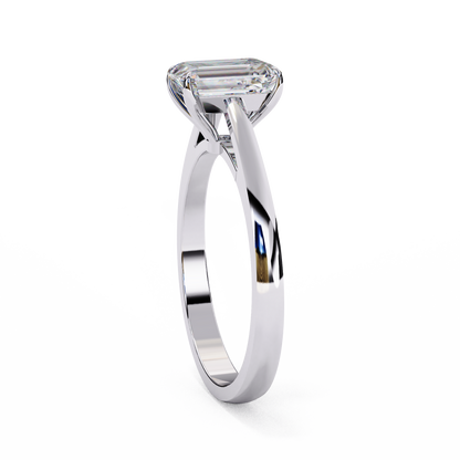 Viora Pureline Emerald Solitaire Ring