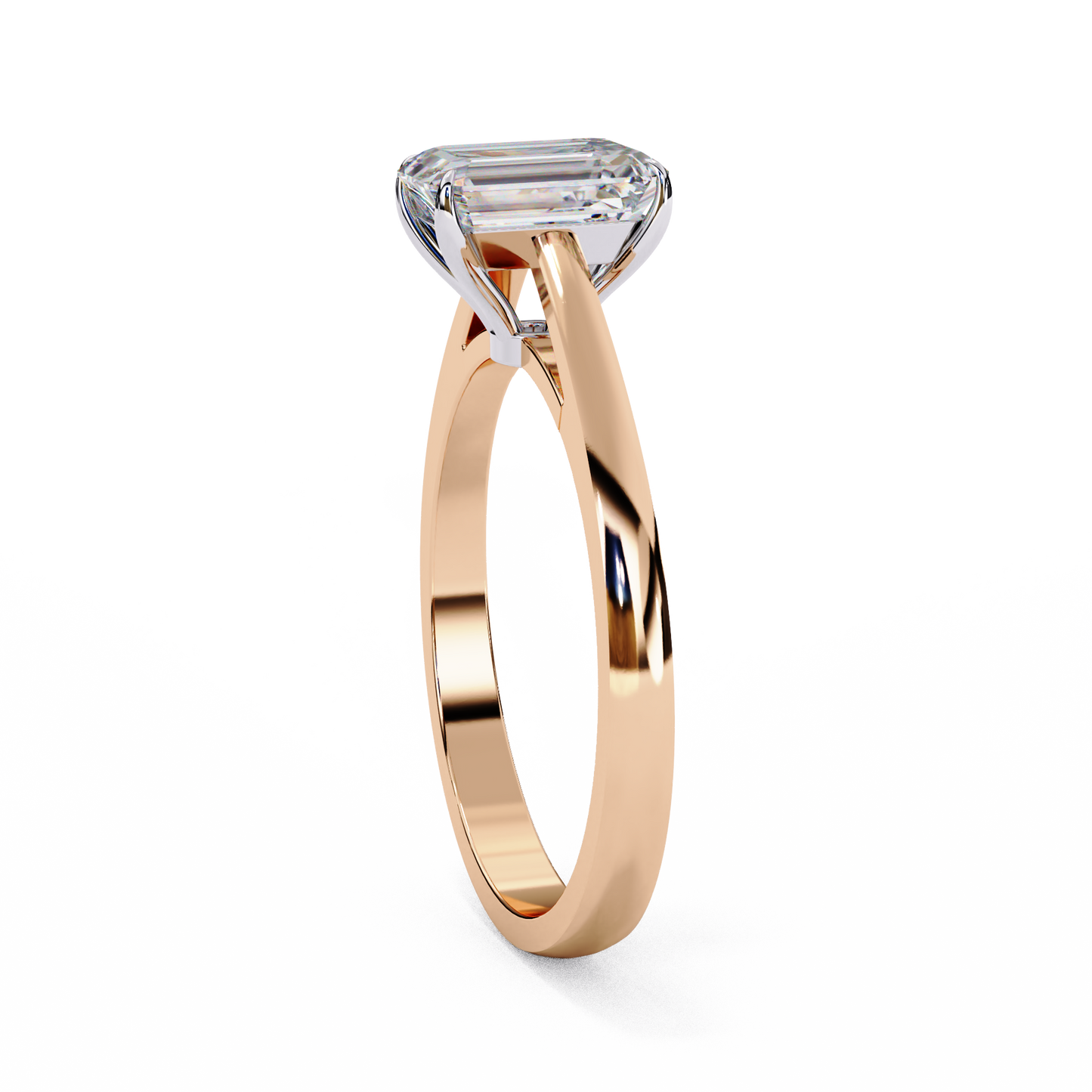Viora Pureline Emerald Solitaire Ring