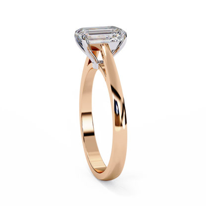 Viora Pureline Emerald Solitaire Ring