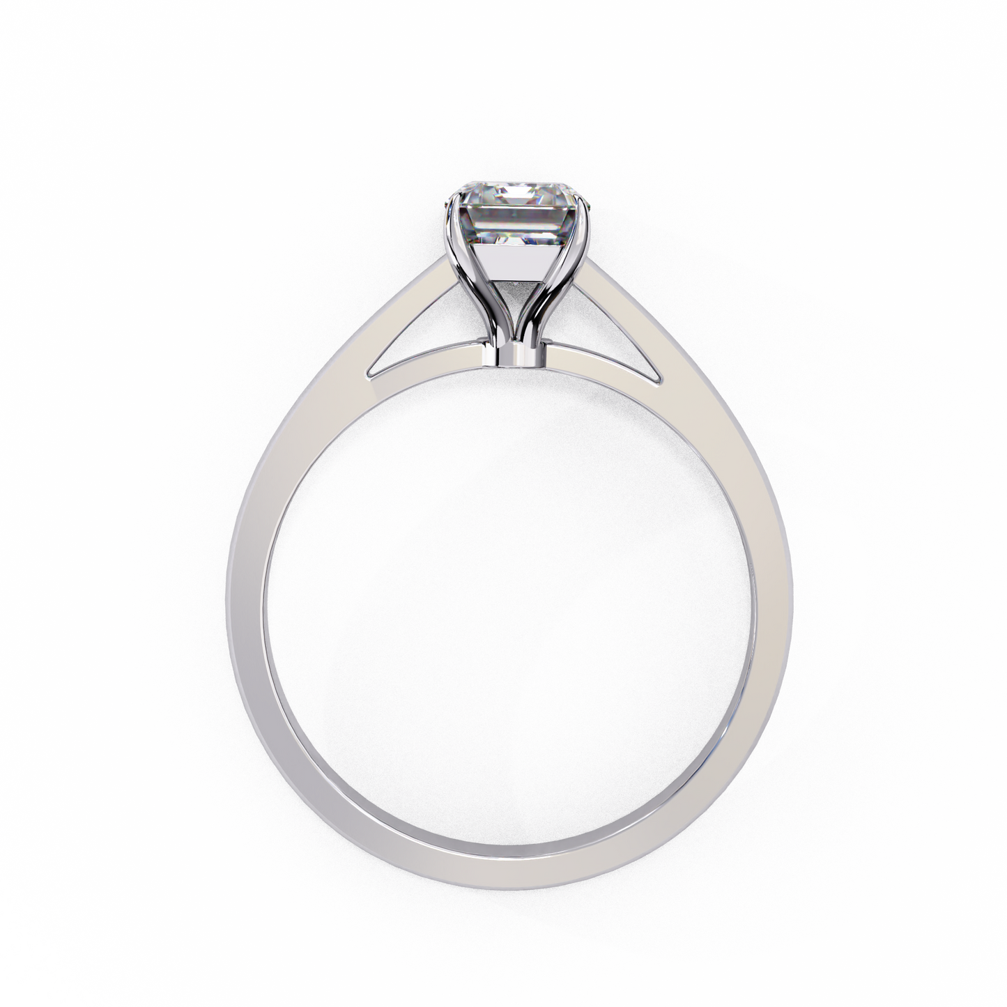 Viora Pureline Emerald Solitaire Ring