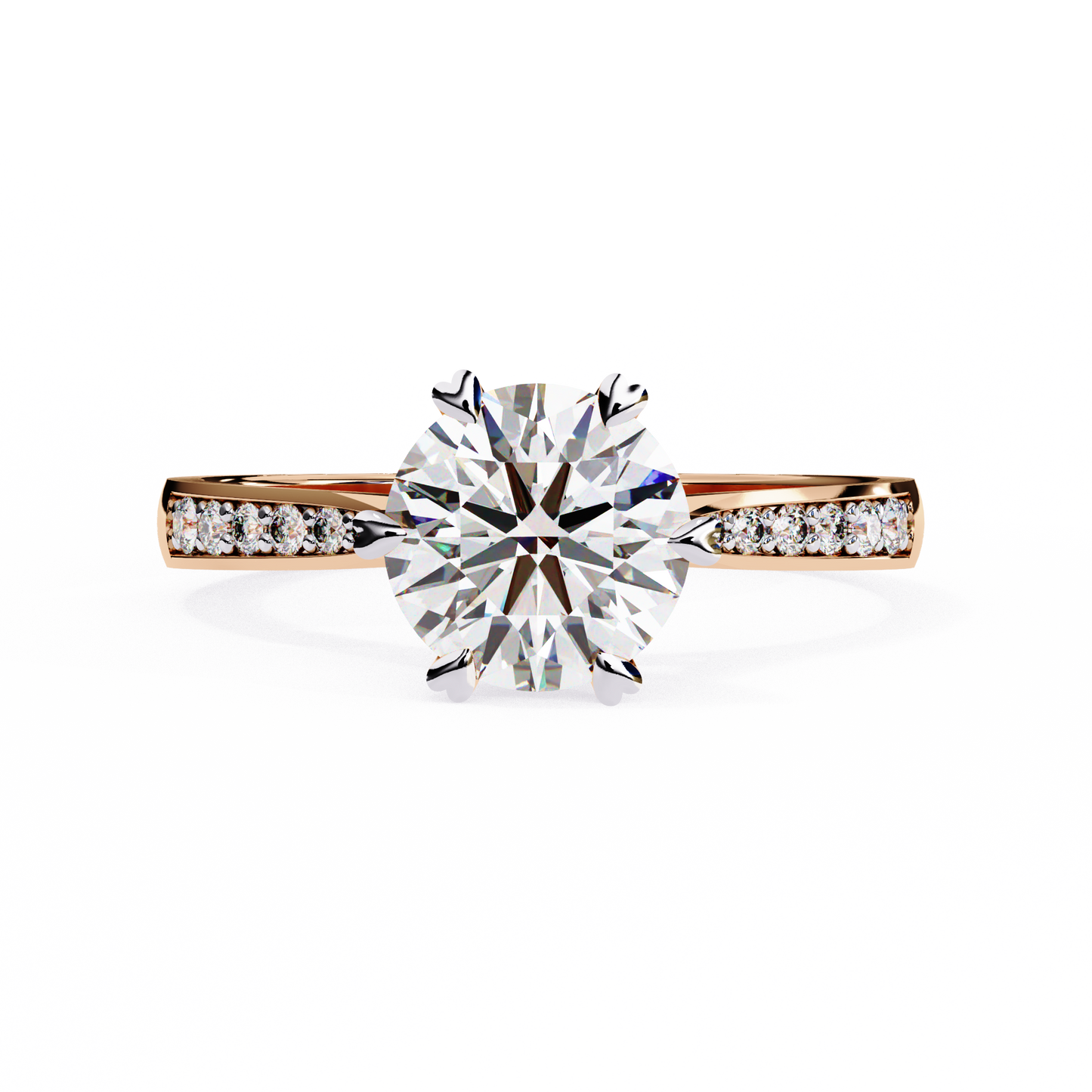 Elisia di Oro Round Solitaire Ring