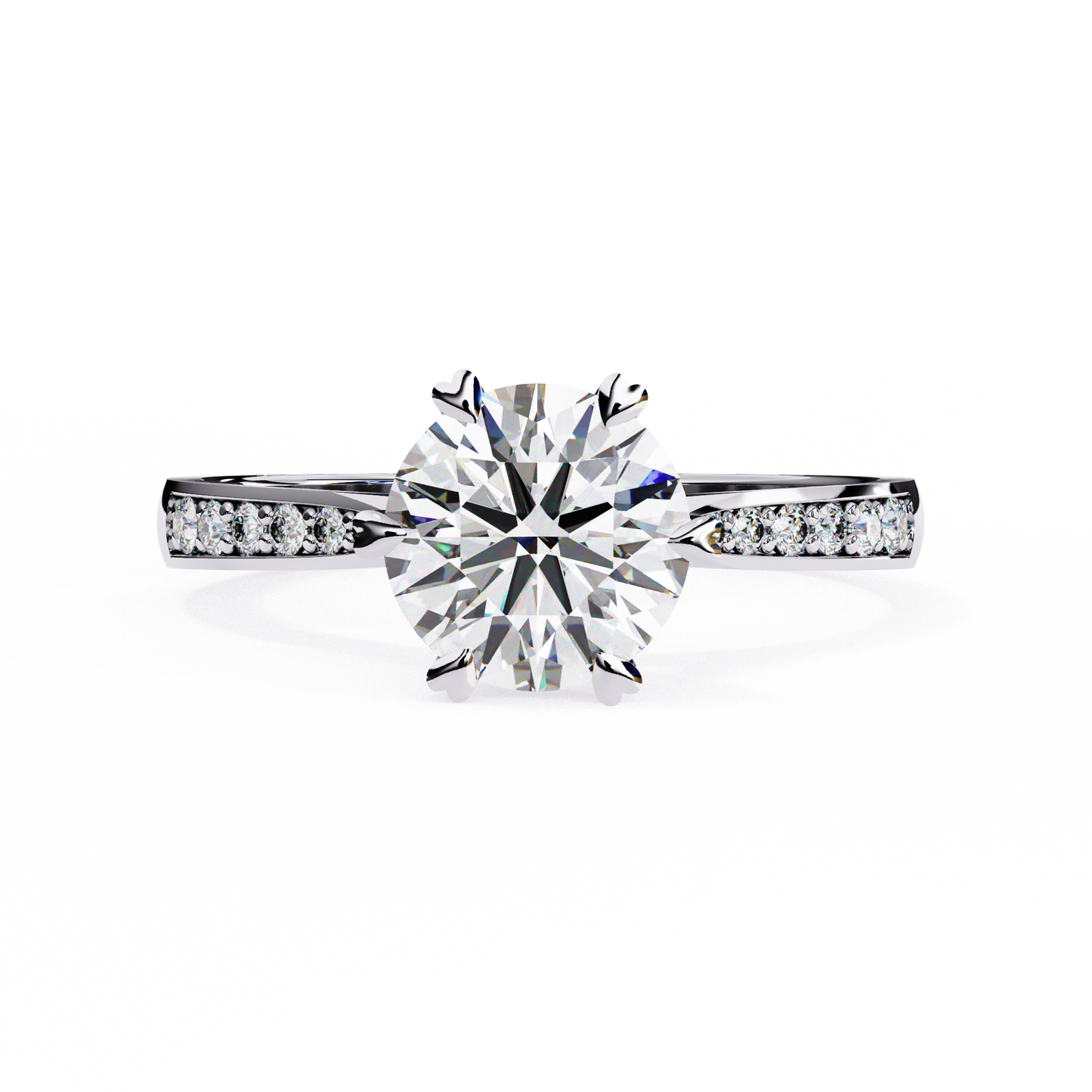 Elisia di Oro Round Solitaire Ring