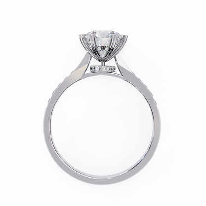 Elisia di Oro Round Solitaire Ring