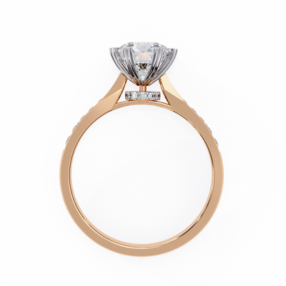 Elisia di Oro Round Solitaire Ring