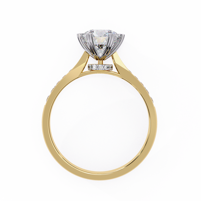 Elisia di Oro Round Solitaire Ring
