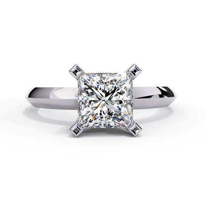Rosetta Prima Princess Solitaire Ring