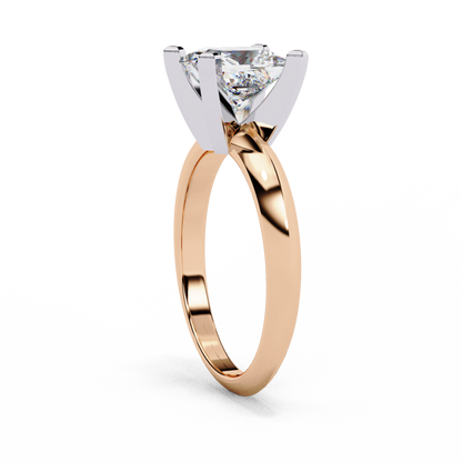 Rosetta Prima Princess Solitaire Ring