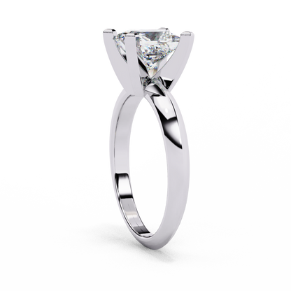 Rosetta Prima Princess Solitaire Ring