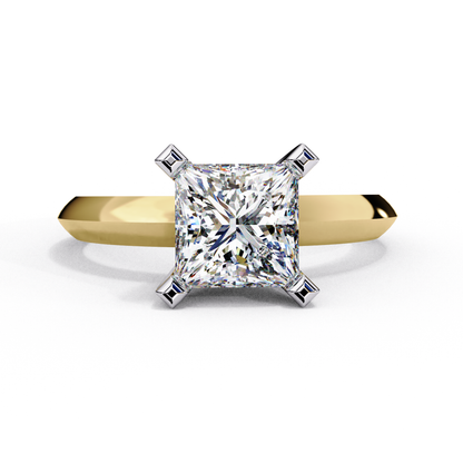 Rosetta Prima Princess Solitaire Ring