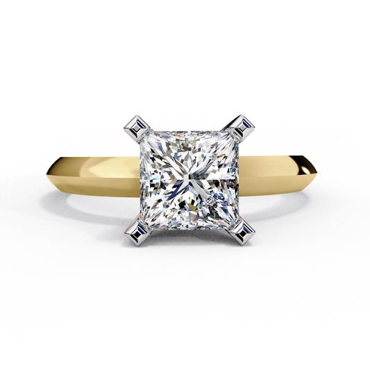 Rosetta Prima Princess Solitaire Ring