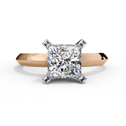 Rosetta Prima Princess Solitaire Ring