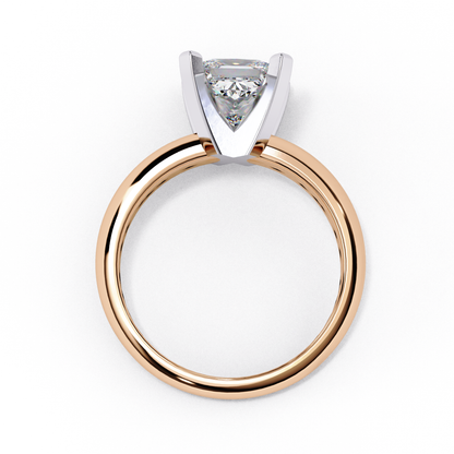 Rosetta Prima Princess Solitaire Ring