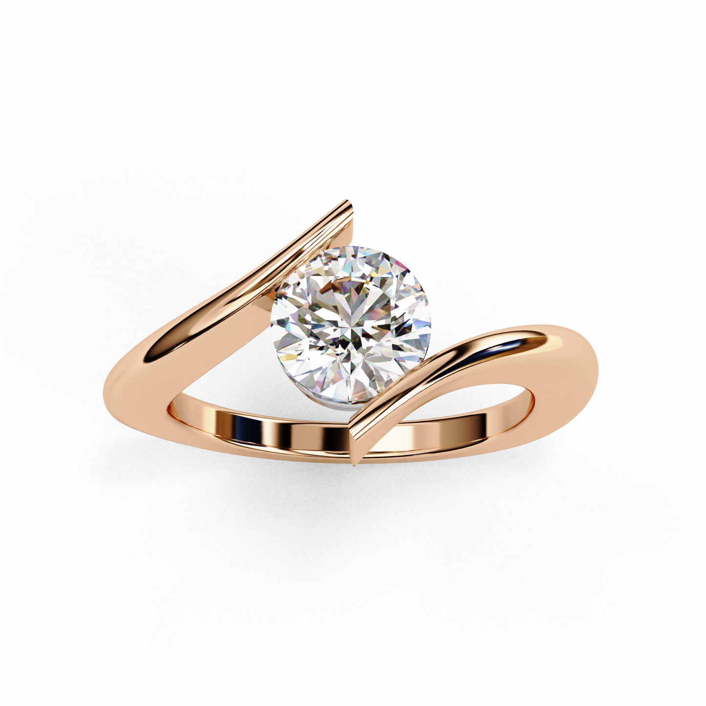 Serene Valoura Round Solitaire Ring