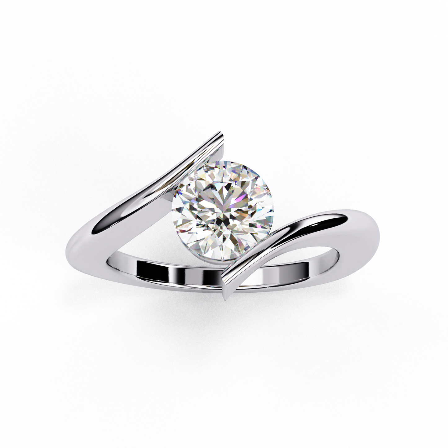 Serene Valoura Round Solitaire Ring