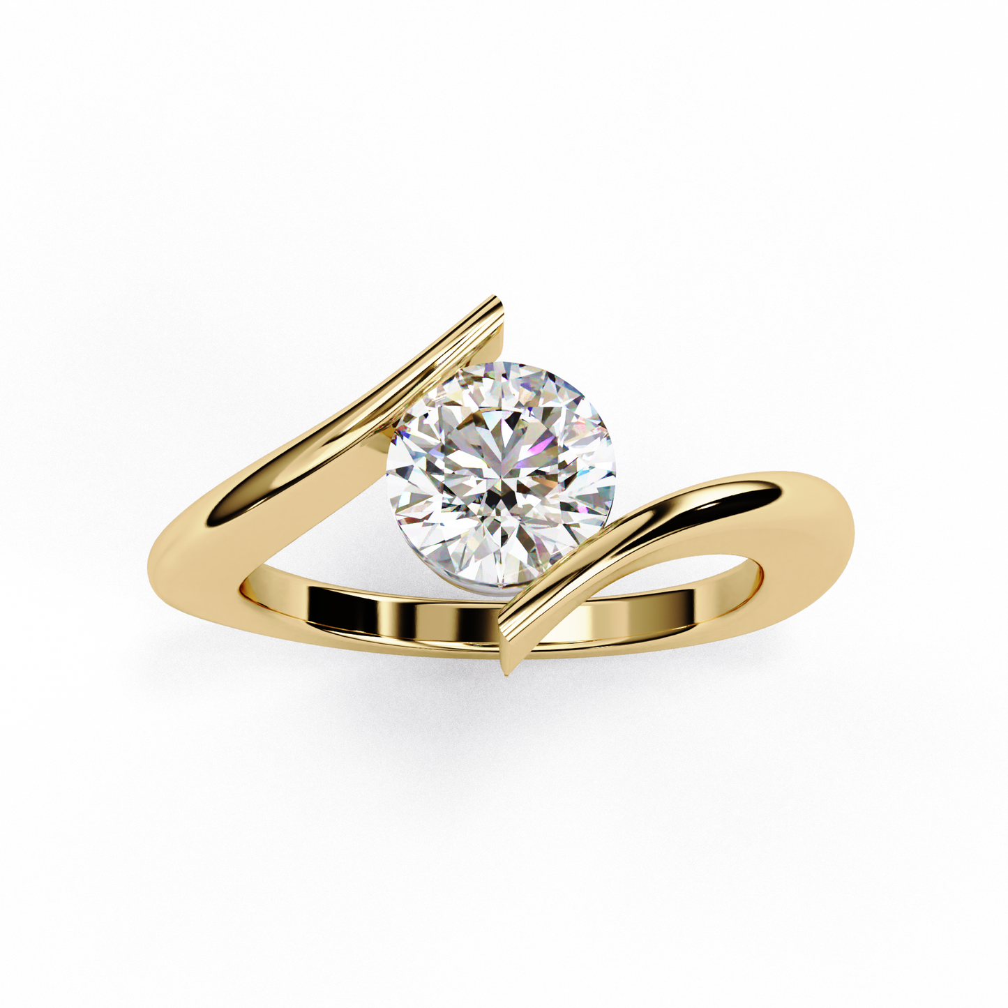 Serene Valoura Round Solitaire Ring