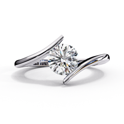 Serene Valoura Round Solitaire Ring