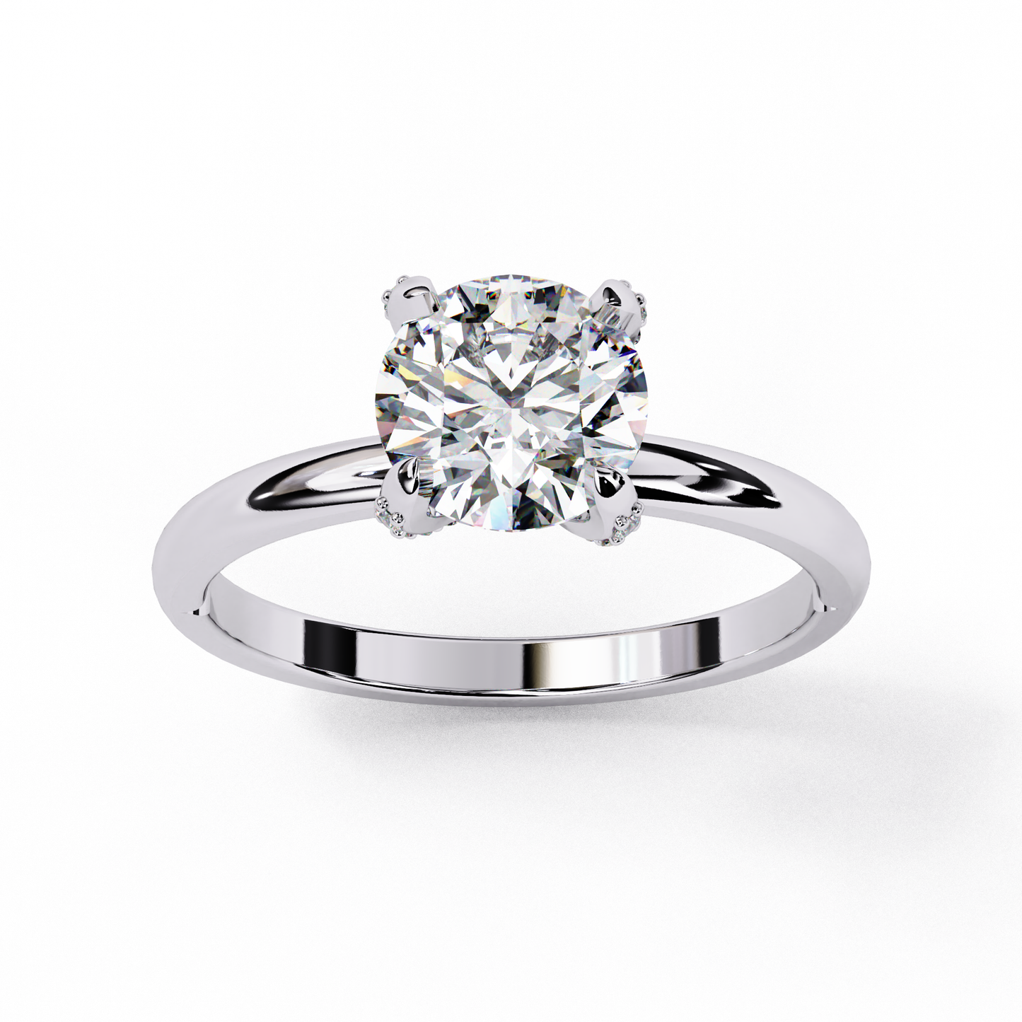 Bellaria Luno Round Solitaire Ring