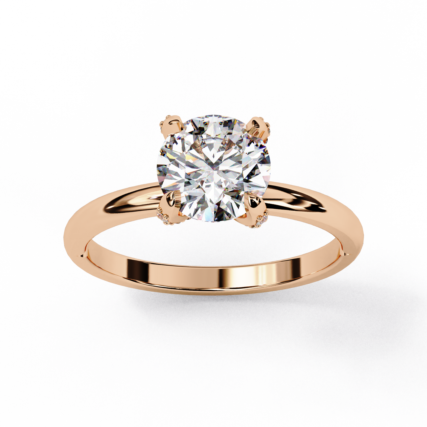 Bellaria Luno Round Solitaire Ring