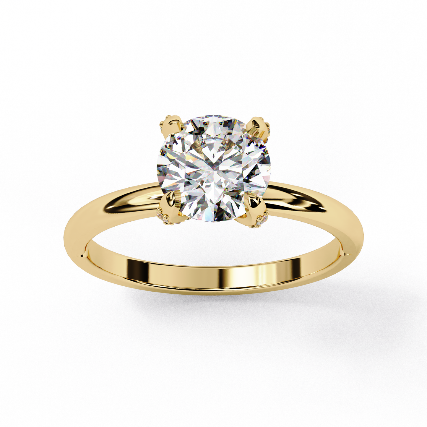 Bellaria Luno Round Solitaire Ring