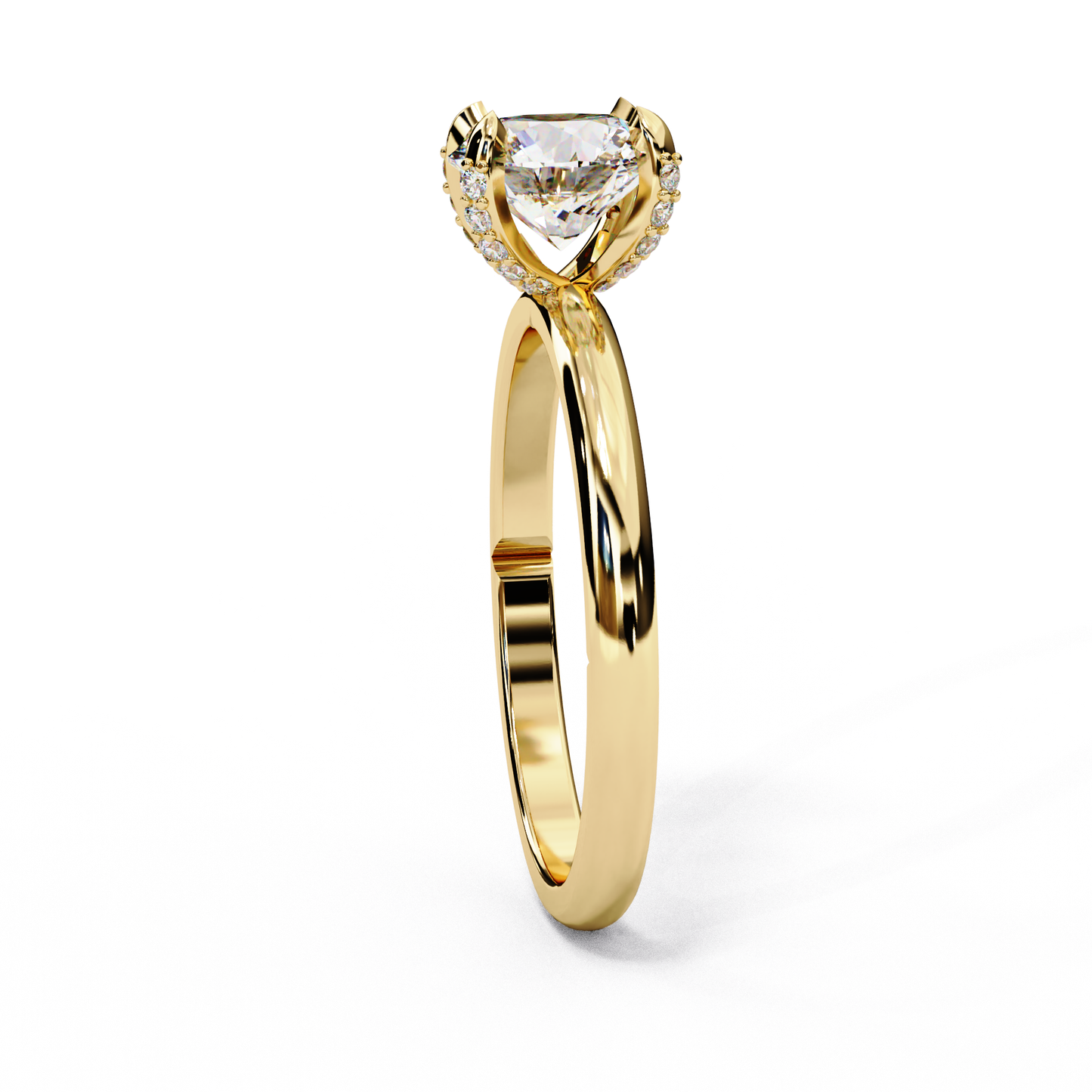 Bellaria Luno Round Solitaire Ring