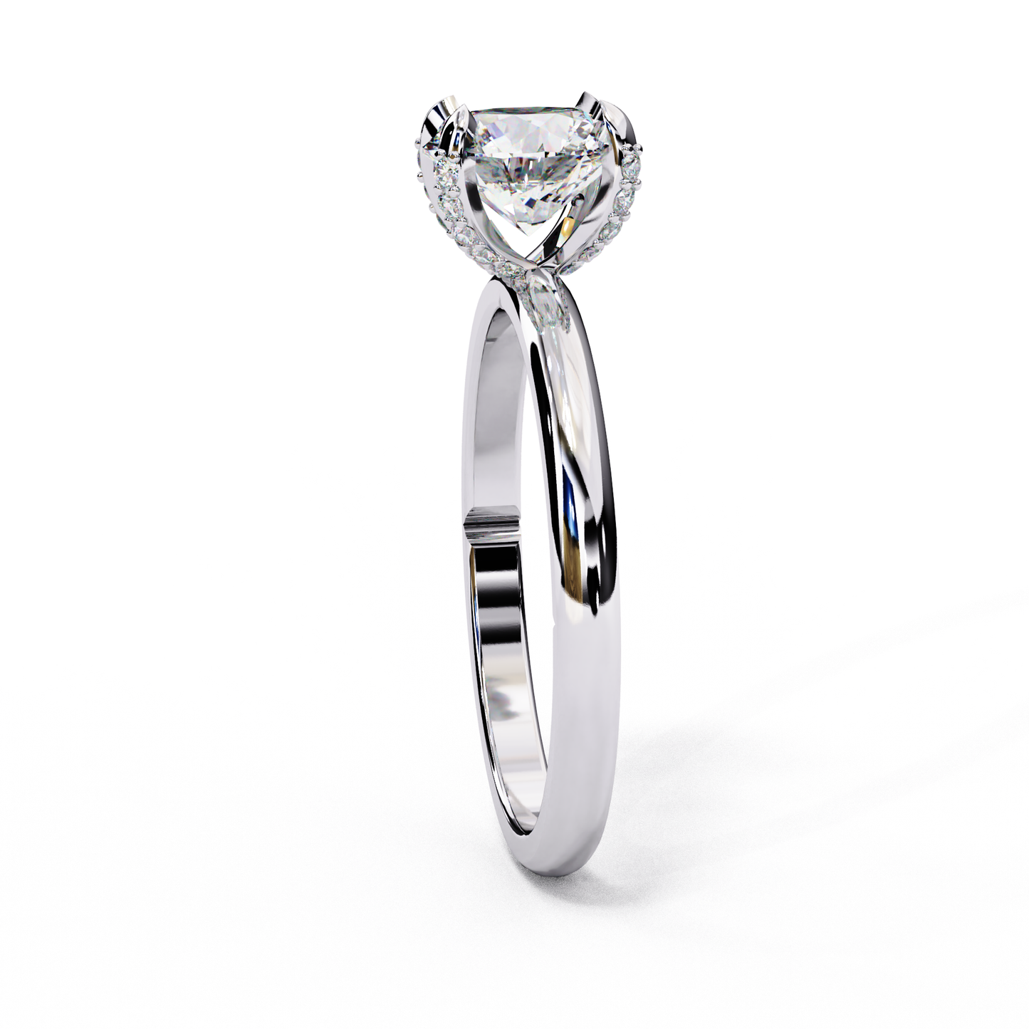 Bellaria Luno Round Solitaire Ring