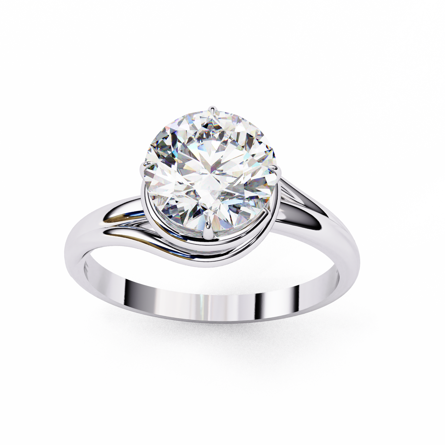 Fiorenza Etoile Round Solitaire Ring