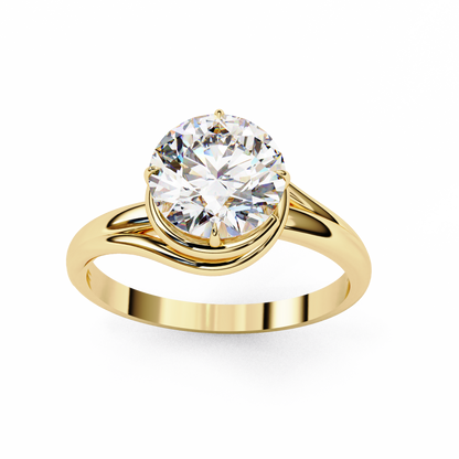 Fiorenza Etoile Round Solitaire Ring