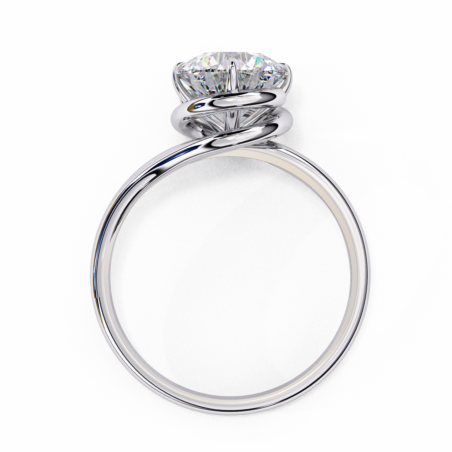 Fiorenza Etoile Round Solitaire Ring