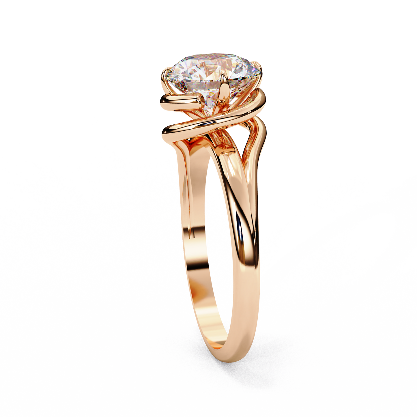 Fiorenza Etoile Round Solitaire Ring