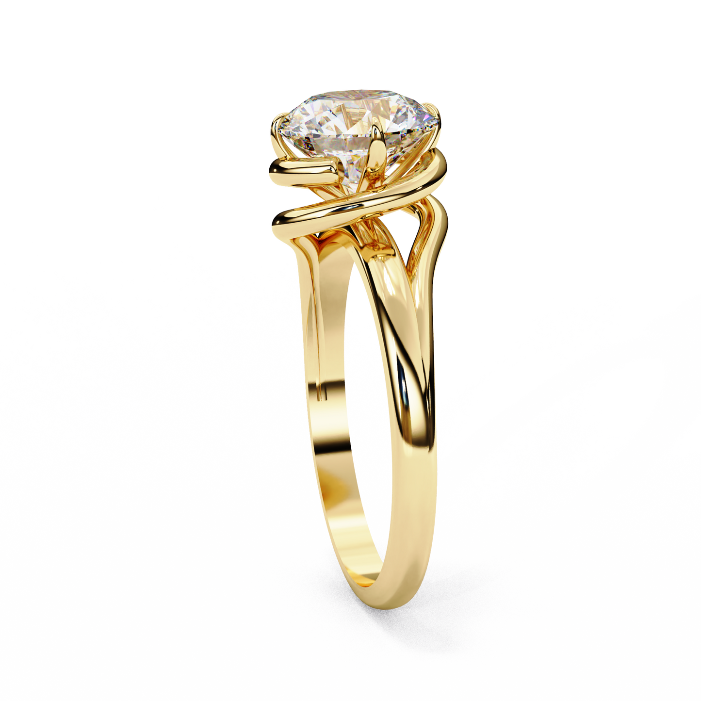 Fiorenza Etoile Round Solitaire Ring
