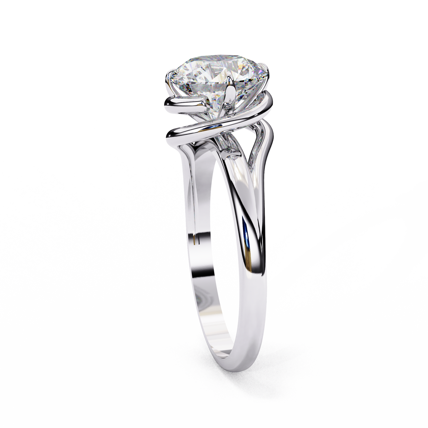 Fiorenza Etoile Round Solitaire Ring