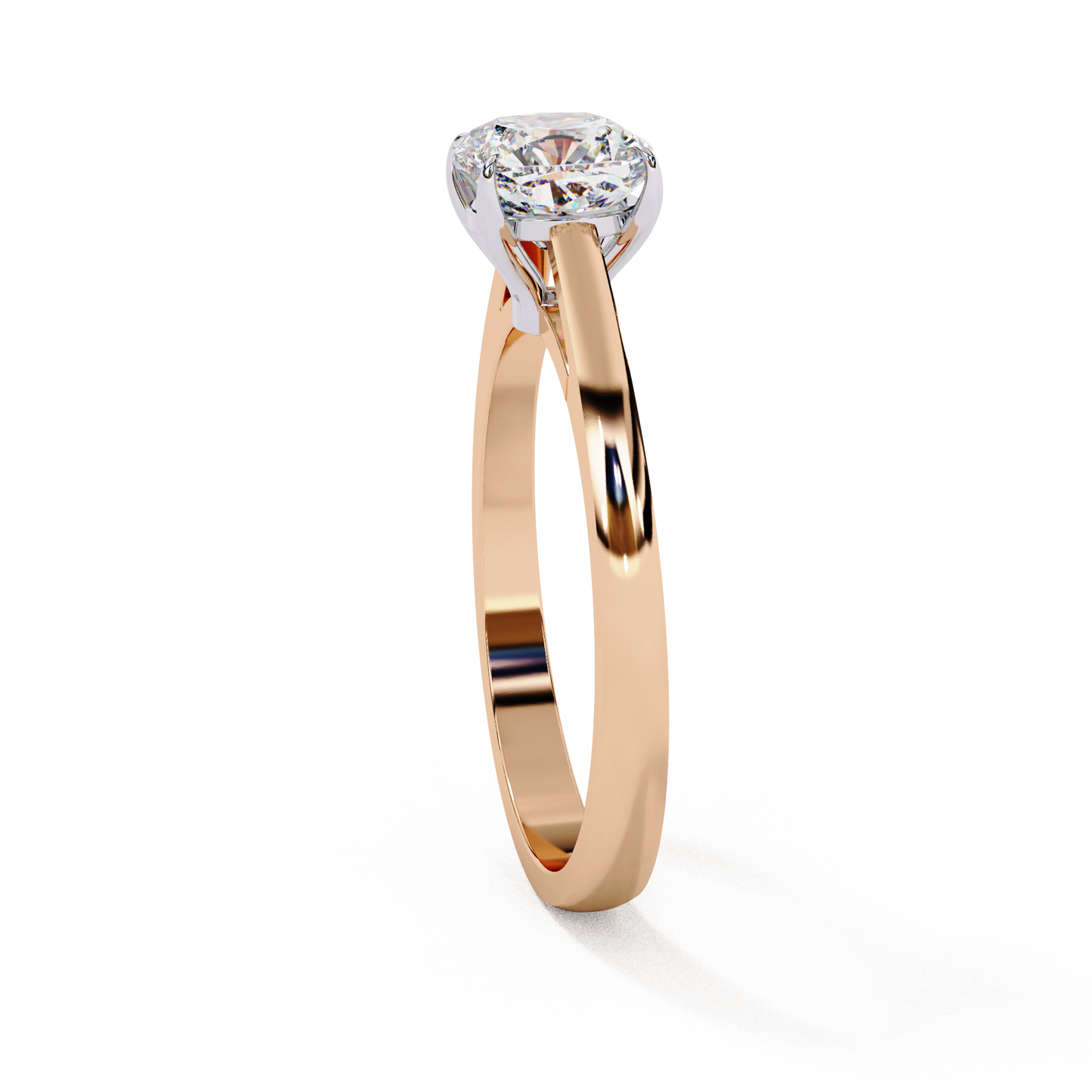 Auriel Serene Cushion Solitaire Ring