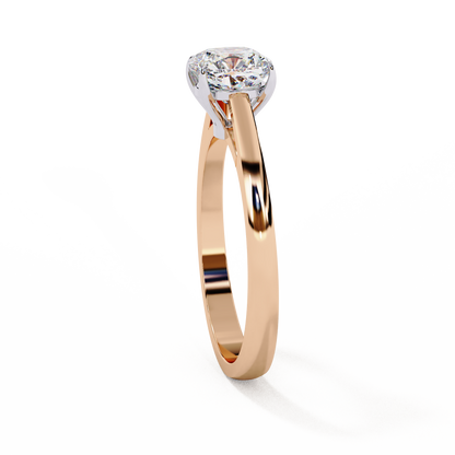 Auriel Serene Cushion Solitaire Ring