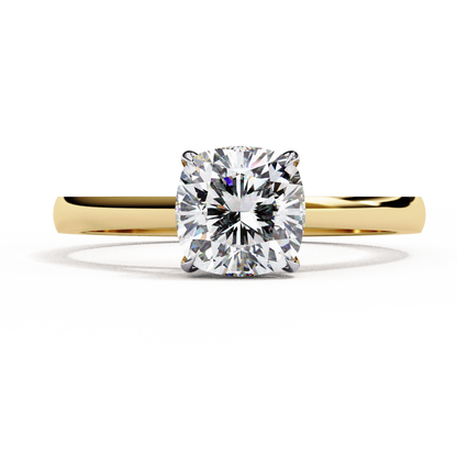 Auriel Serene Cushion Solitaire Ring