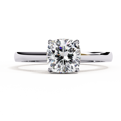Auriel Serene Cushion Solitaire Ring