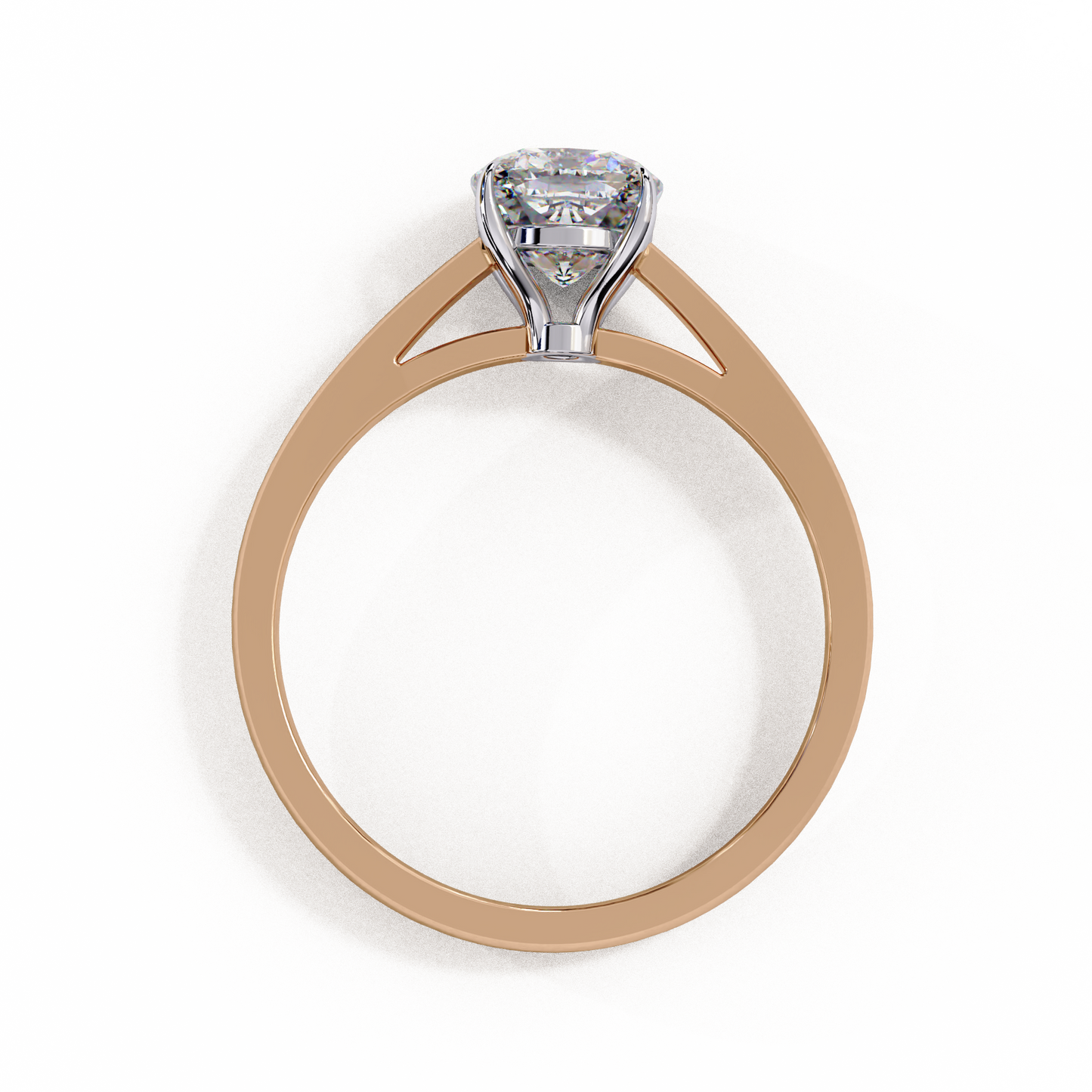 Auriel Serene Cushion Solitaire Ring