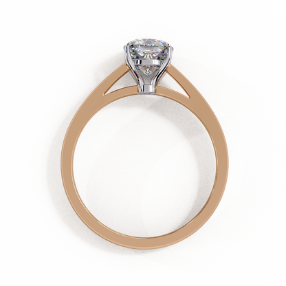 Auriel Serene Cushion Solitaire Ring