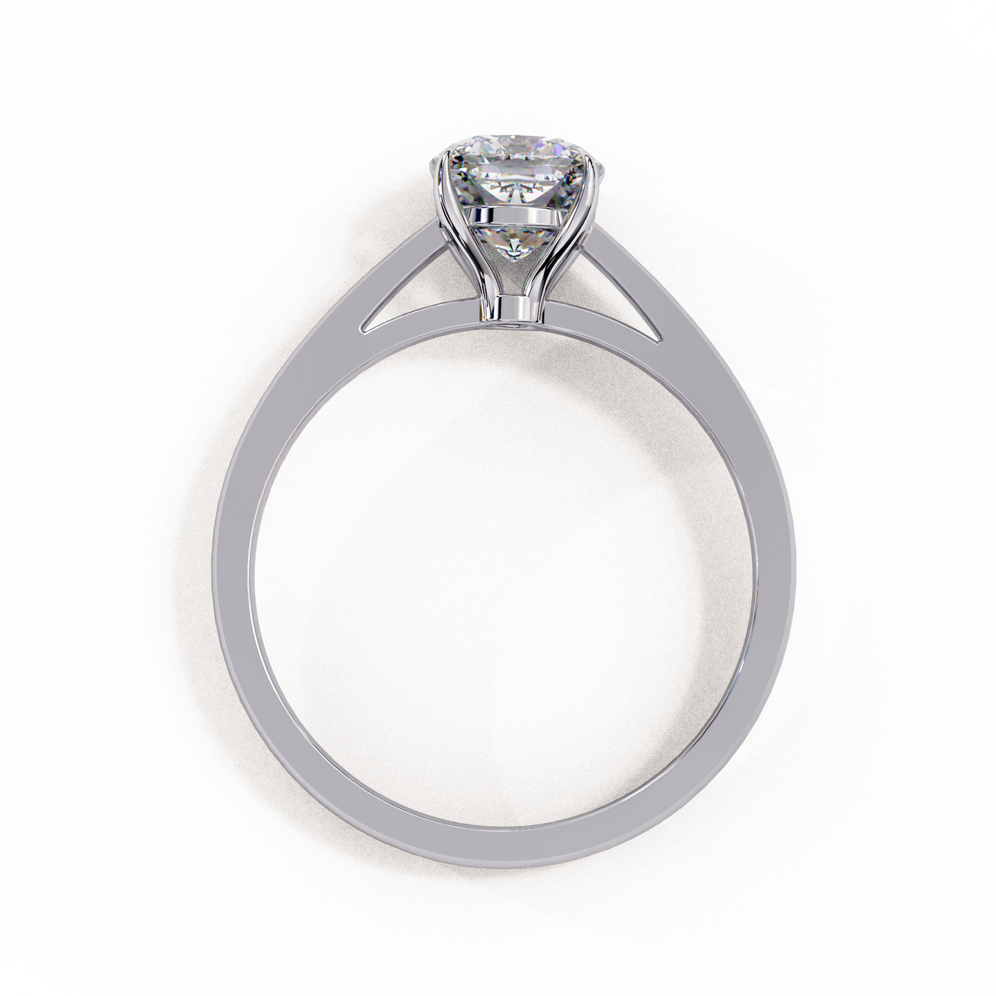 Auriel Serene Cushion Solitaire Ring